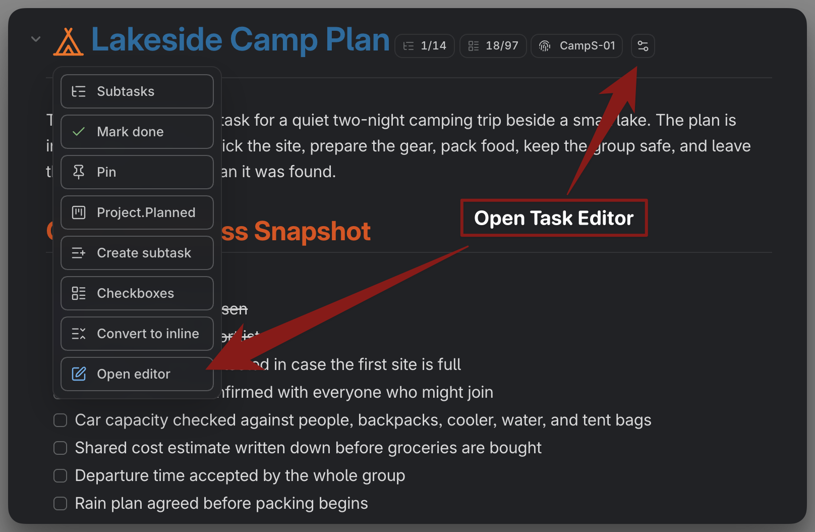 MEDIA-DOCS-021-2 - Open Task Editor from contextual menu