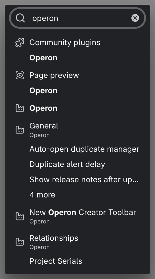 MEDIA-DOCS-043-1 - Settings search results