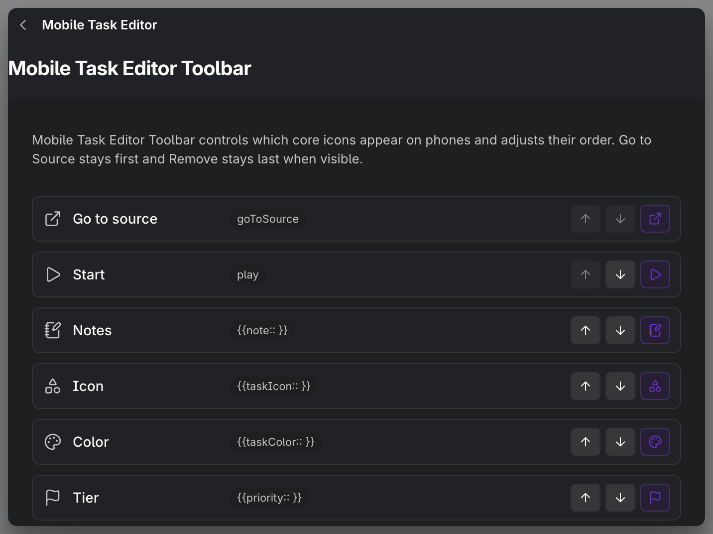 MEDIA-DOCS-101-2 - Mobile Task Editor toolbar settings